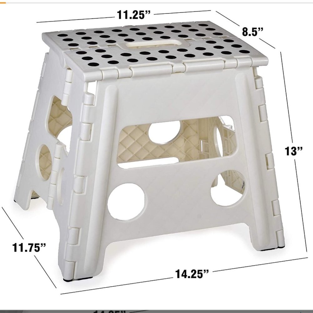 Folding Step Stool,‎ 13 Inch